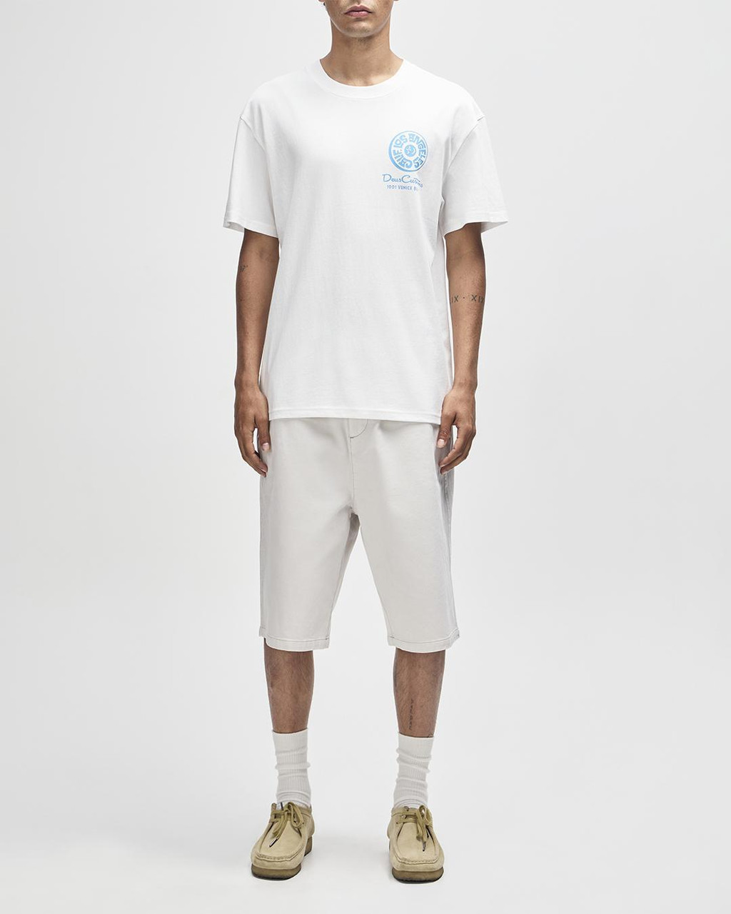 Deus Los Angeles Address Tee -26 - Vintage White