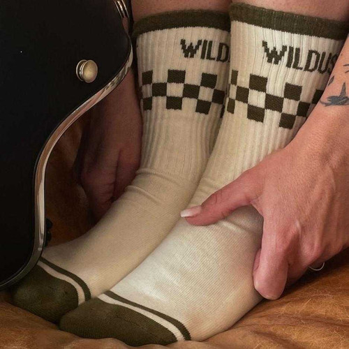 Wildust Sisters - Race Green Socks