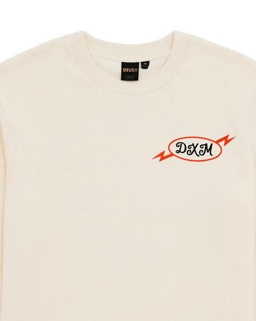 Deus Iota Long Sleeve Tee - Dirty White