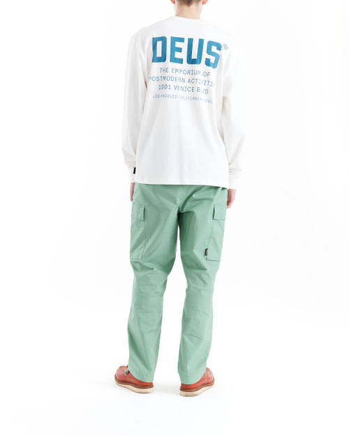 Deus Jones Long Sleeve Tee - Vintage White