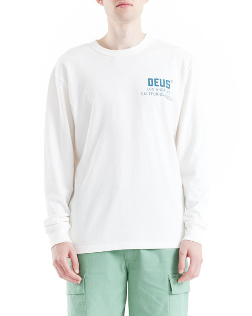 Deus Jones Long Sleeve Tee - Vintage White