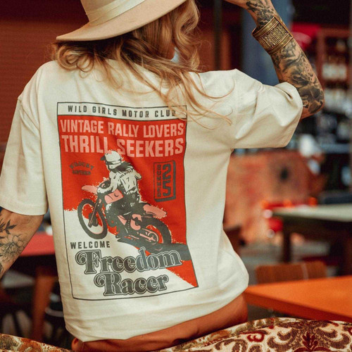 Wildust Sisters Freedom Racer Tee
