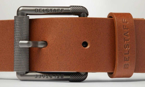 Belstaff Roller Buckle Belt - Earth Brown