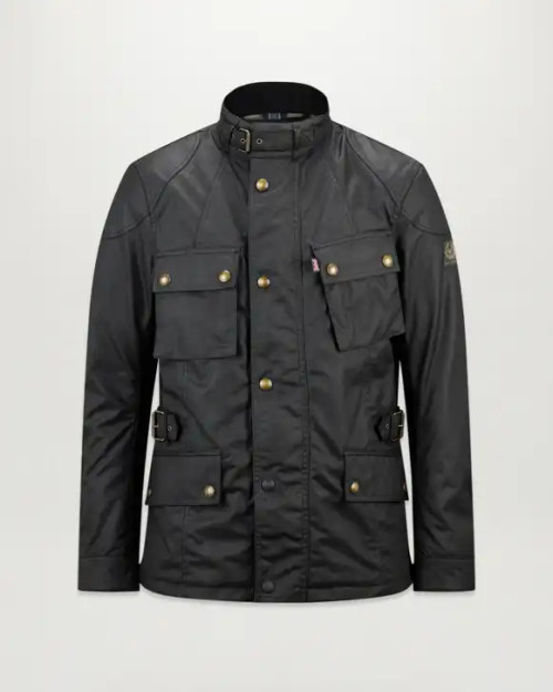 Belstaff Crosby Motorcycle Jacket - Mahogany - Baffle Haus