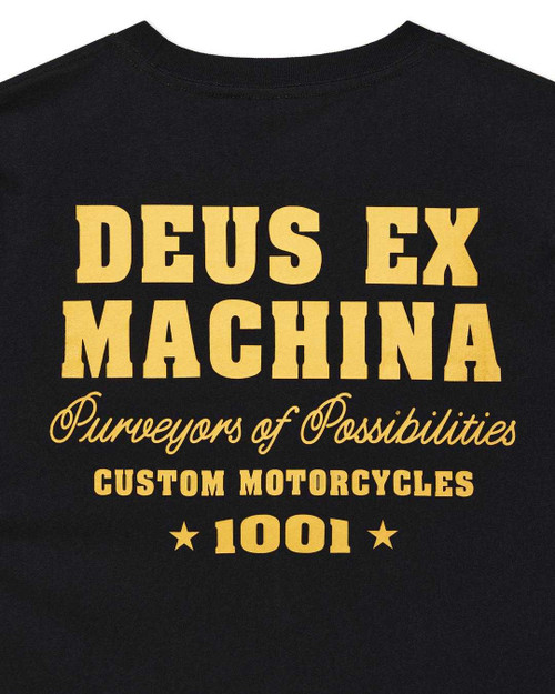 Deus Gumshoe Tee - Black Deus Gumshoe Tee - Black