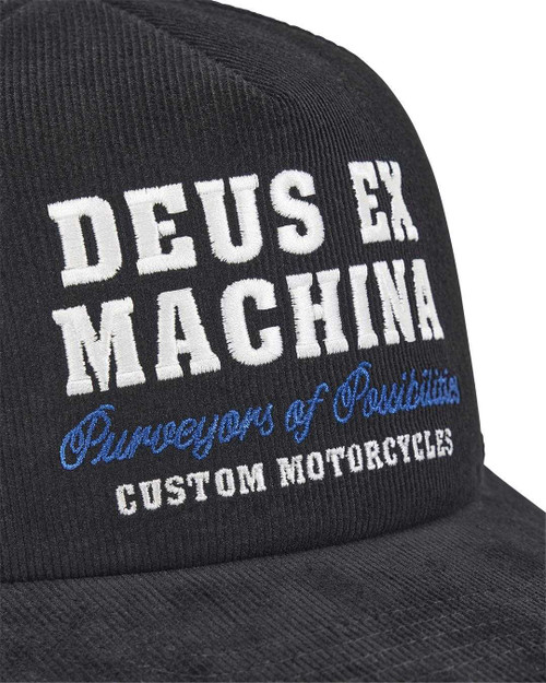Deus Gumshoe Cord Trucker - Black Deus Gumshoe Cord Trucker - Black