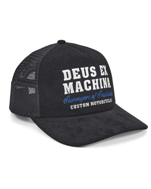Deus Gumshoe Cord Trucker - Black Deus Gumshoe Cord Trucker - Black