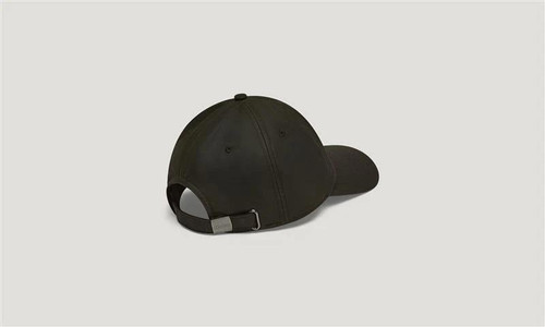 Belstaff Phoenix Wax Cotton Cap - Faded Olive