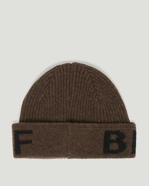Belstaff Branded Hat - Major Brown / black