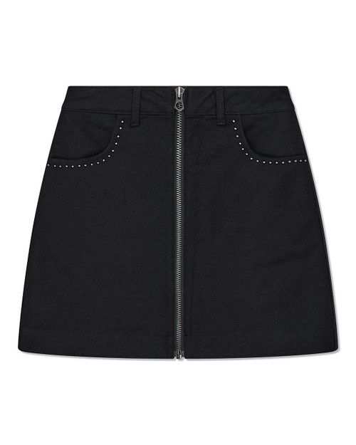 Deus Outlaw Zip Mini Skirt