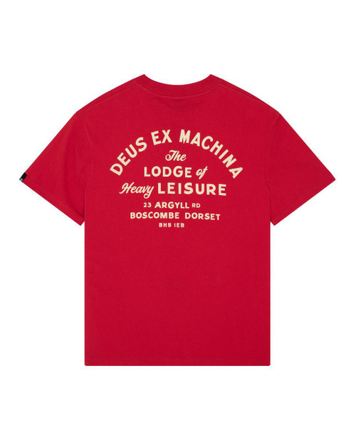 Deus Quickbeak Tee - Lava Falls Red - Baffle Haus
