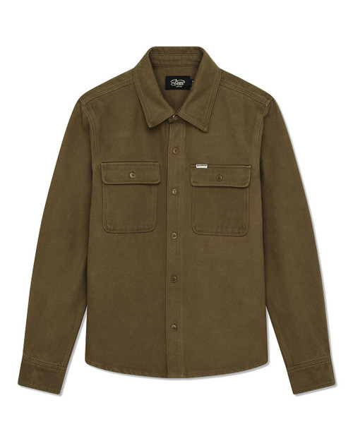 Deus Vacay Overdye Shirt - Bronze Brown