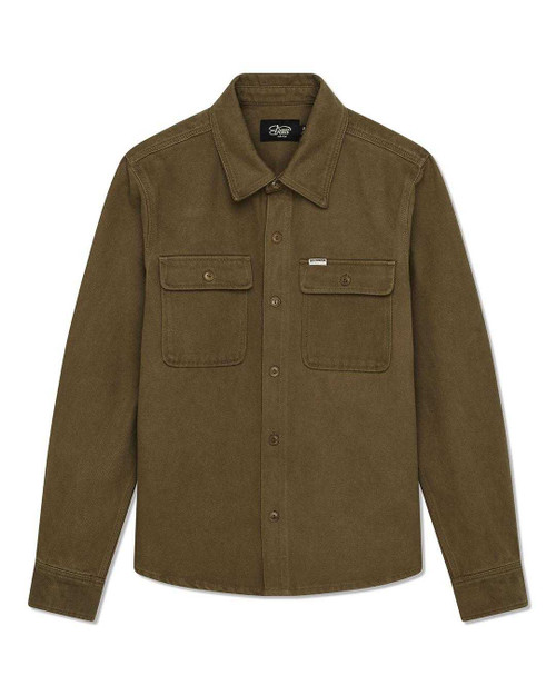 Deus Vacay Overdye Shirt - Bronze Brown