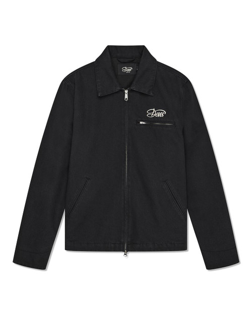 Deus Workwear Overdye Jacket - Anthracite