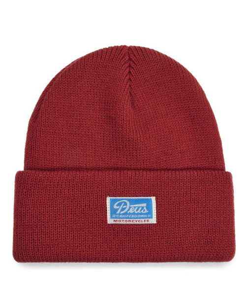 Deus Setta Beanie - Lava Falls Red