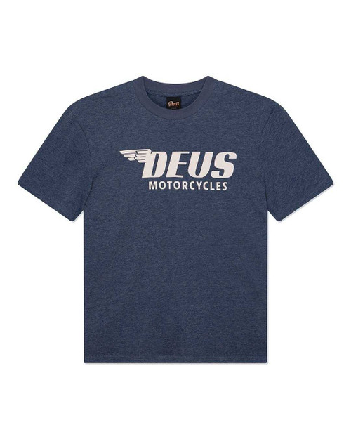 Deus Shield Tee - Classic Blue - Baffle Haus