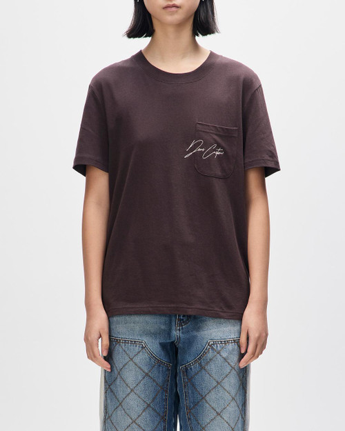 Deus Bird Scratch Tee - Java Brown