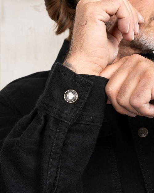 Pike Brothers 1943 CPO Shirt - Moleskin Sulphur Black