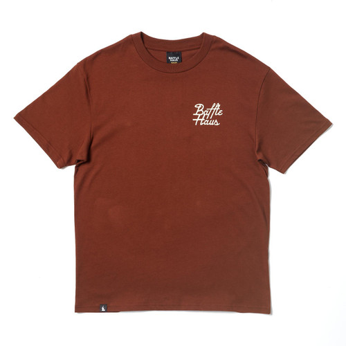Baffle Haus Mustang Tee - Cocoa Brown