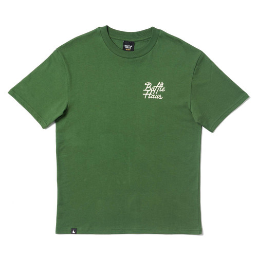 Baffle Haus Mustang Tee - Forest Green