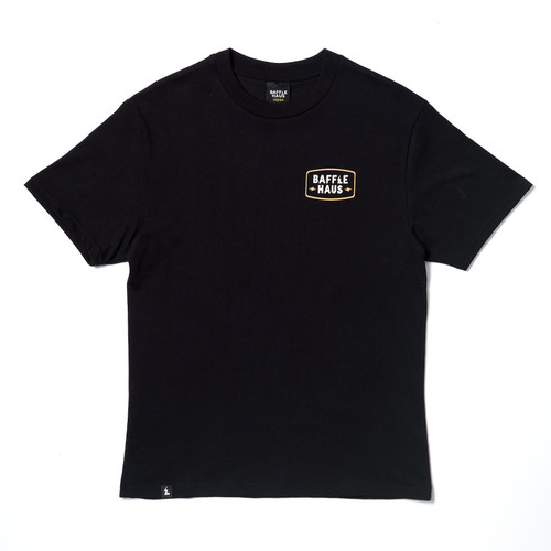 Baffle Haus Coffee & Motors Tee - Black