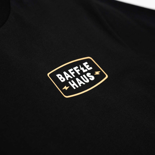 Baffle Haus Coffee & Motors Tee - Black