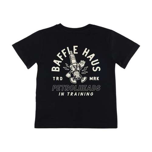 Baffle Haus Kids - Petrolheads Tee - Black