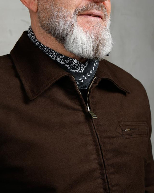 Pike Brothers 1932 Roadster Jacket Moleskin - Soil Brown