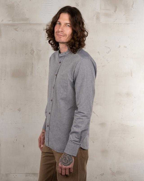 Pike Brothers 1923 Buccanoy Shirt Grey Striped Shirt