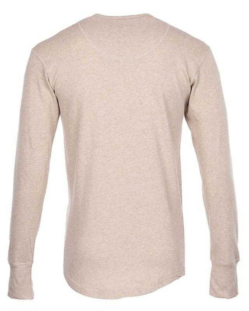 Pike Brothers 1927 Henley Shirt Oatmeal LS Tee