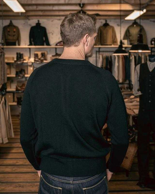 Pike Brothers 1943 C2 Sweater Black