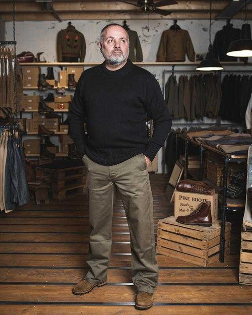 Pike Brothers 1941 USN Seaman Sweater Black Sweater