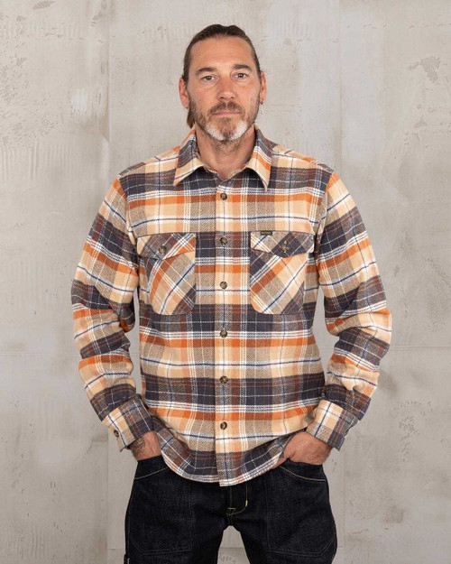 Pike Brothers 1943 CPO Shirt Barrow Orange