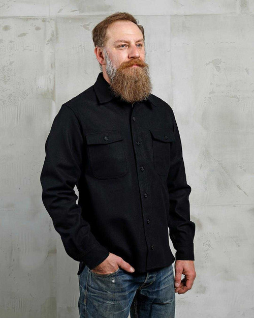 Pike Brothers 1943 CPO Shirt Black Wool