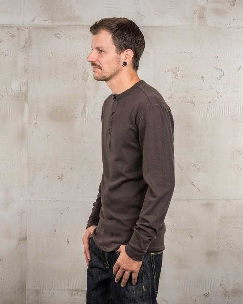 Pike Brothers 1954 Utility Shirt Coffee LS Tee