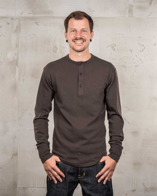 Pike Brothers 1954 Utility Shirt Coffee LS Tee