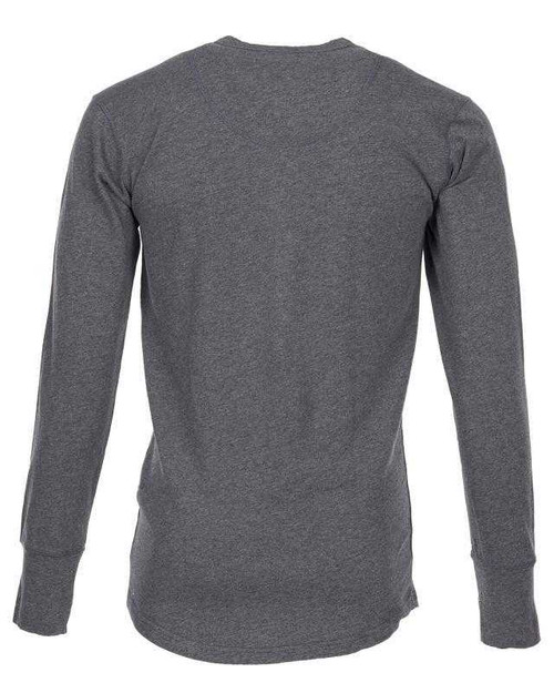 Pike Brothers 1954 Utility Shirt Grey Melange LS Tee