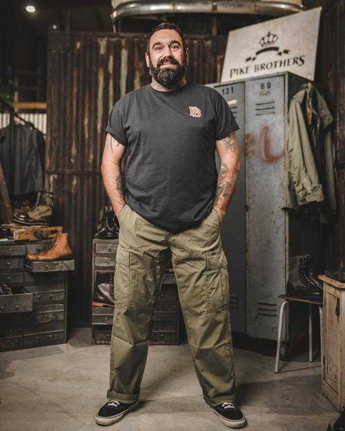 Pike Brothers 1969 Red Castle Logo Sports Tee