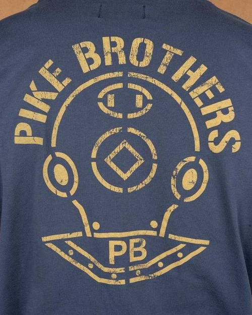 Pike Brothers 1969 Scuba Blue Sports Tee