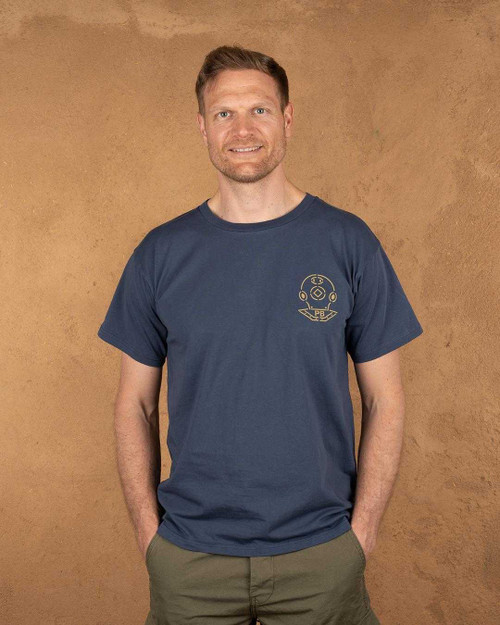 Pike Brothers 1969 Scuba Blue Sports Tee