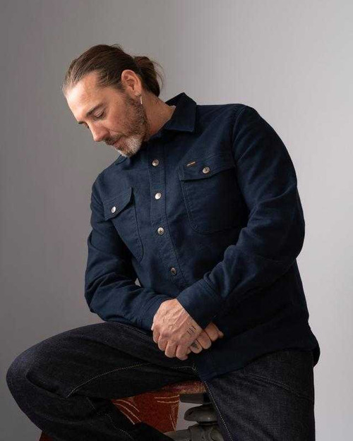 Pike Brothers CPO Moleskin Navy Jacket