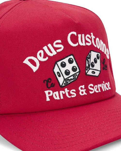 Deus Knucklebones Cap - Melon Red