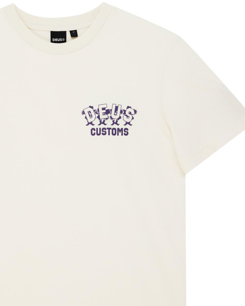 Deus Fancy Pansy Tee - Vintage White