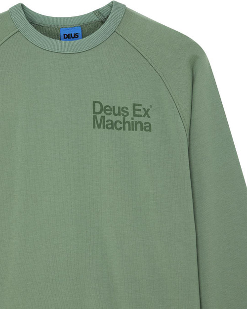 Deus Plenty Good Crew - Loden Frost Green