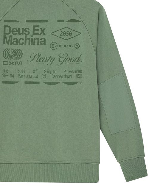 Deus Plenty Good Crew - Loden Frost Green