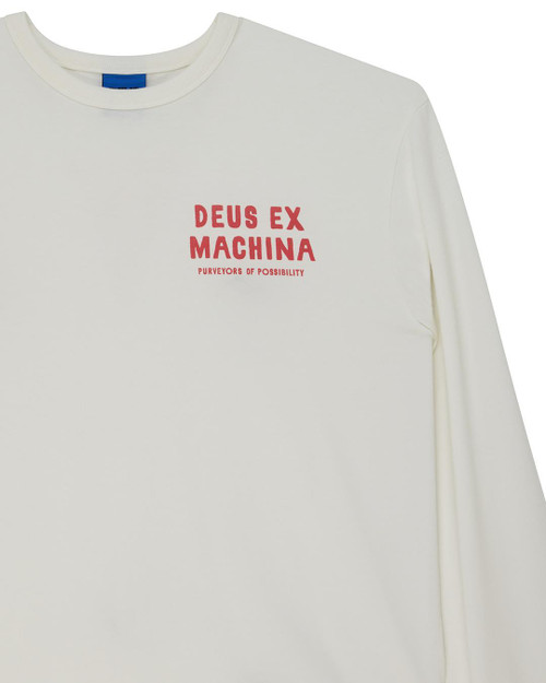 Deus Kumbaya Ls Tee - Vintage White