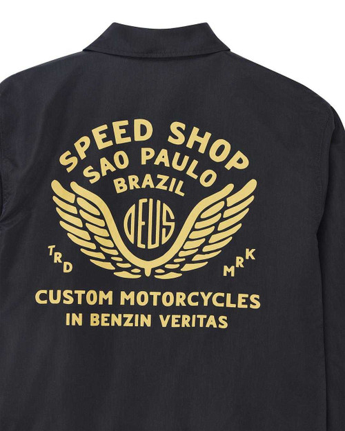 Deus Munificence Nylon Coach - Black