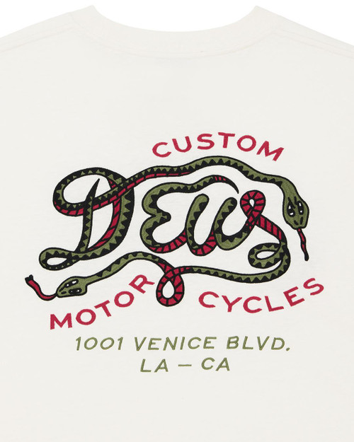 Deus Danger Noodle Ls Tee - Dirty White