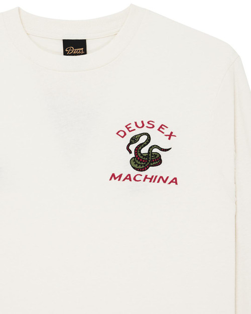 Deus Danger Noodle Ls Tee - Dirty White