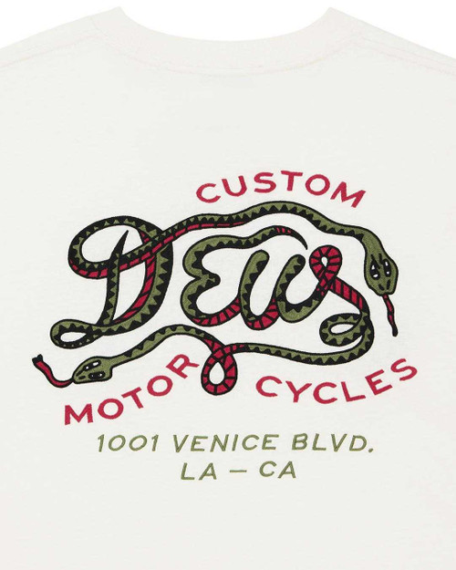 Deus Danger Noodle Ls Tee - Dirty White